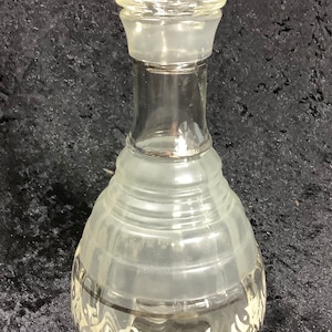 Vintage Hazel Atlas Scotch Decanter- Hazel Atlas Glass Decanter