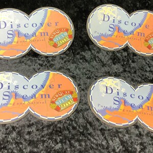 Vintage New Quay Steam Beer Mats Set of 4 - Collectable Beer Coasters