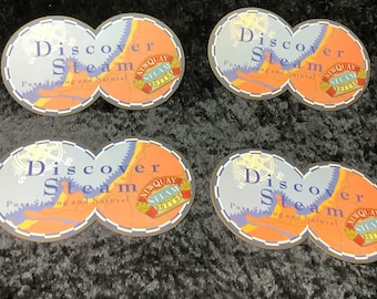 Vintage New Quay Steam Beer Mats Set de 4 - Posavasos de cerveza coleccionables
