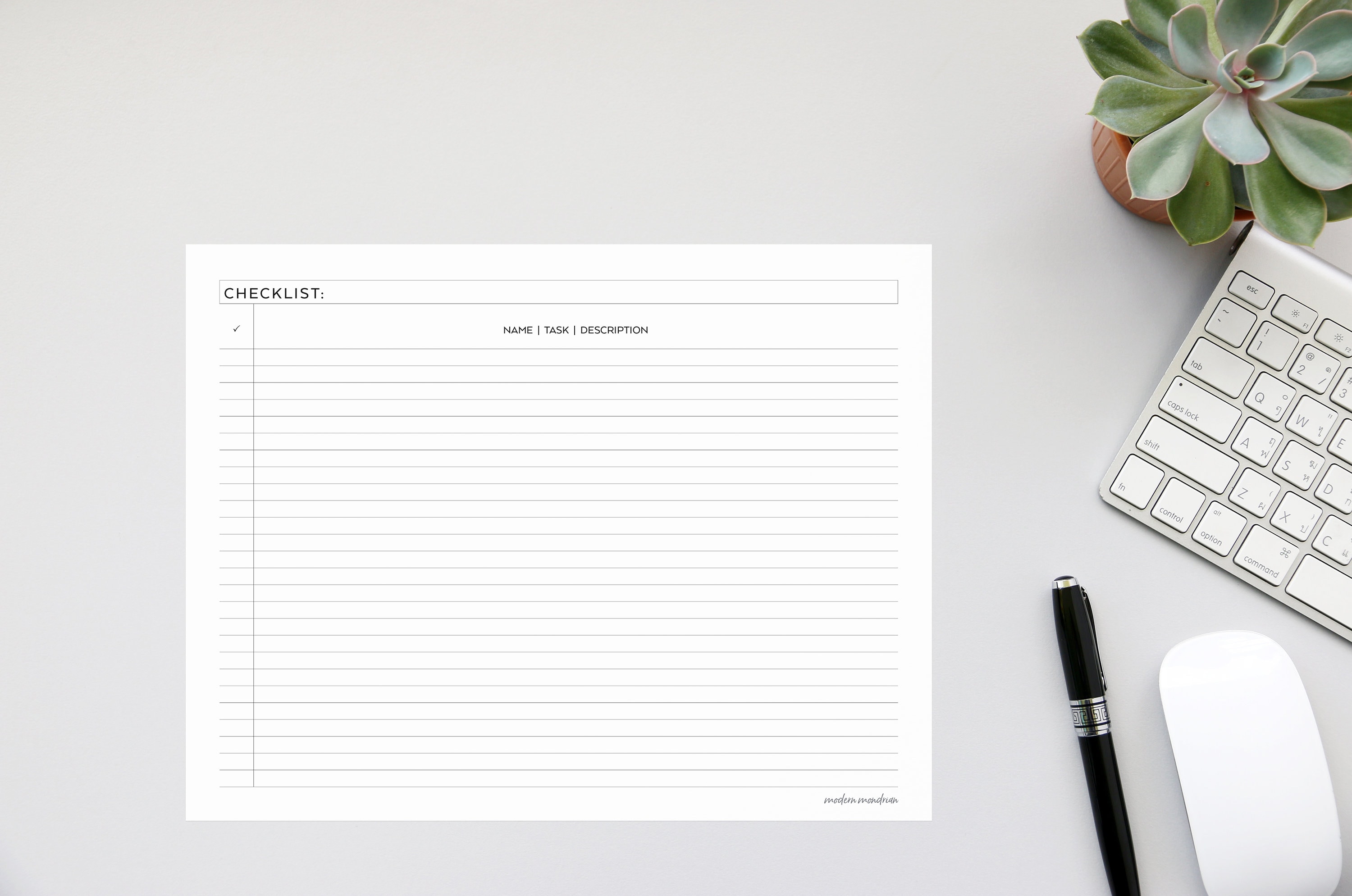 Printable Checklist, Routine Tracker, Getting Things Done, GTD - Etsy