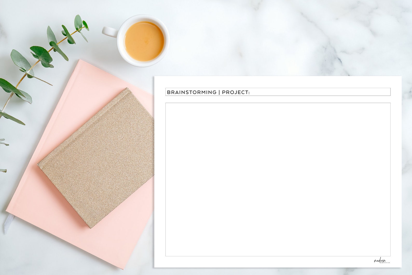 Printable Planner, Project Planning Bundle, Project List, Brainstorming ...