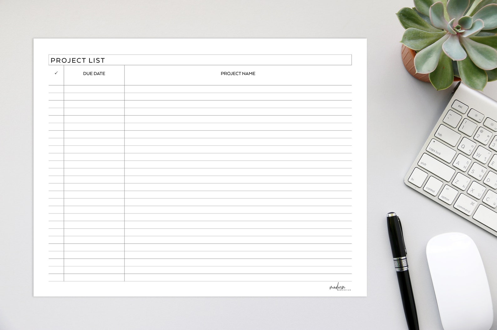 Printable Planner, Project Planning Bundle, Project List, Brainstorming ...