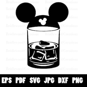 Mickey Bourbon SVG File, Epcot SVG File, Bourbon Shirt, Dad Epcot Shirt
