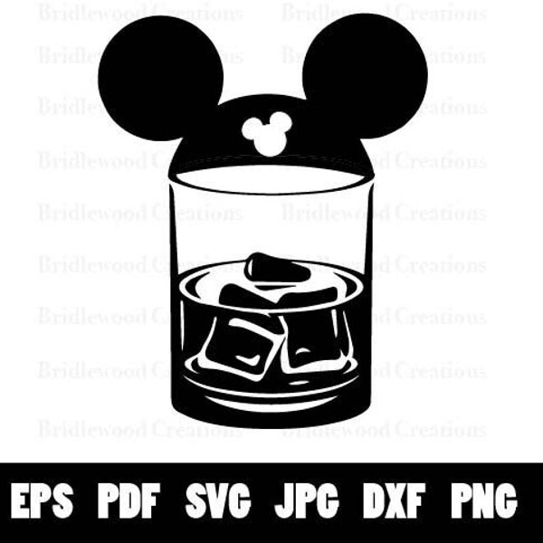 Mickey Bourbon SVG File, Epcot SVG File, Bourbon Shirt, Dad Epcot Shirt