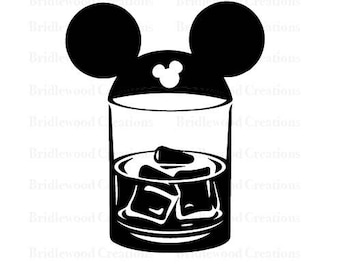 Mickey Mouse Bourbon SVG File: Epcot Dad Shirt Design (Digital Download)