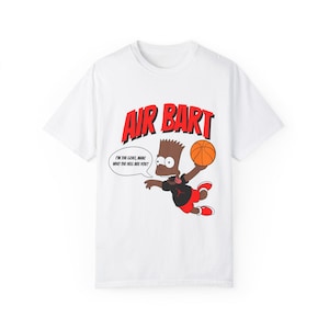 T-shirt Air Bart Simpson rétro bootleg années 90