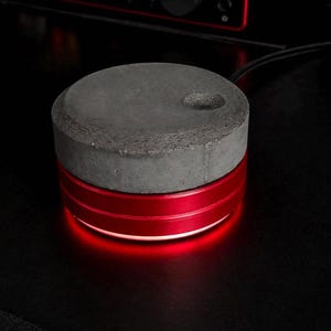 CKnob Scarlett – einzigartig gefertigter Multimedia-Controller-Knopf aus Beton (Lautstärke, Mausrad, Videosuche)