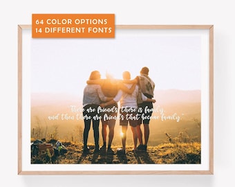 Custom Photo and Text Customizable | Your Image And Text Print Ready Digital File | Custom Photo Poster with image and text