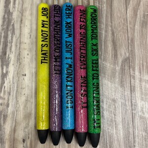 Office Meme glitter gel pens, Inkjoy Gel Glitter Pens, Office Pens