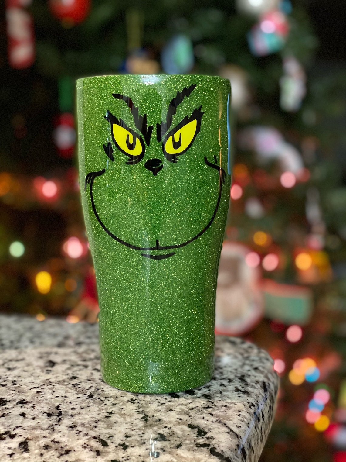 Grinch Epoxy Coated Tumbler Etsy UK