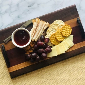 Personalized Wood Charcuterie Boards with Handles