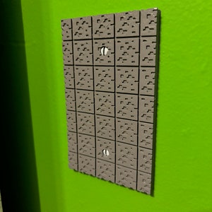 Minecraft-Inspired Blank Outlet Cover