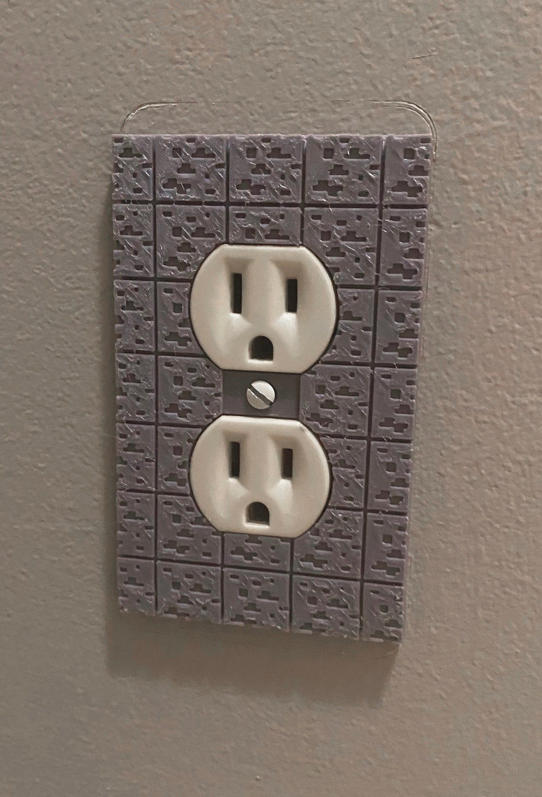 Minecraft-inspired Electrical Outlet Cover - Etsy