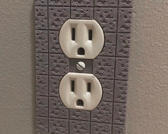 Minecraft-Inspired Electrical Outlet Cover