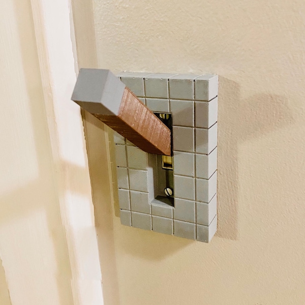 Minecraft Lever Light Switch Cover Plate – Themed Room Decor