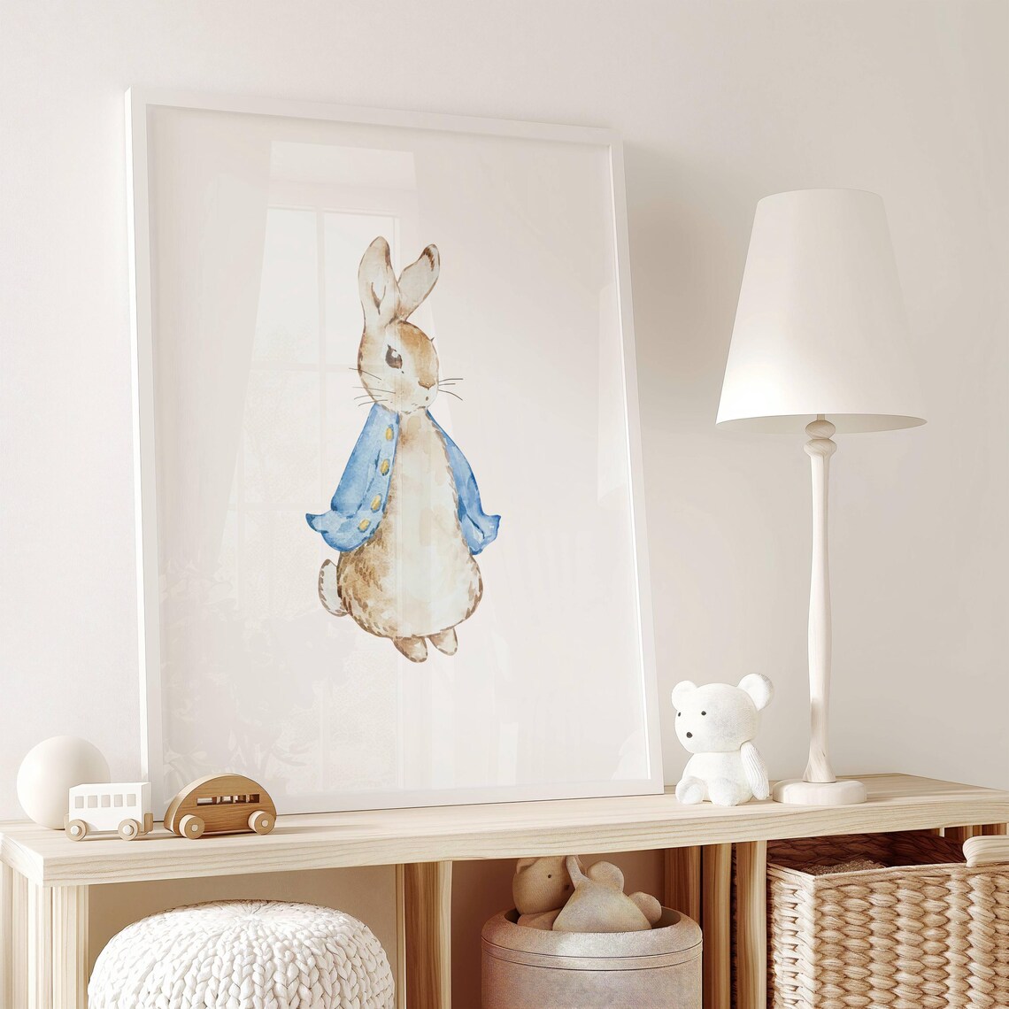 Peter Rabbit Nursery Wall Art Set of 3 Prints, Bunny Nursery Decor ...