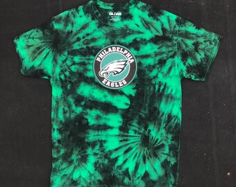 Tie dye eagles shirt Clearance