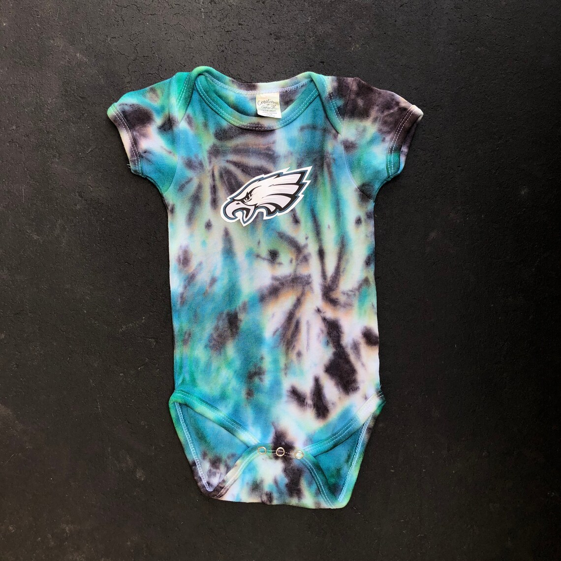 Philadelphia Eagles Tie Dye Onesie Etsy