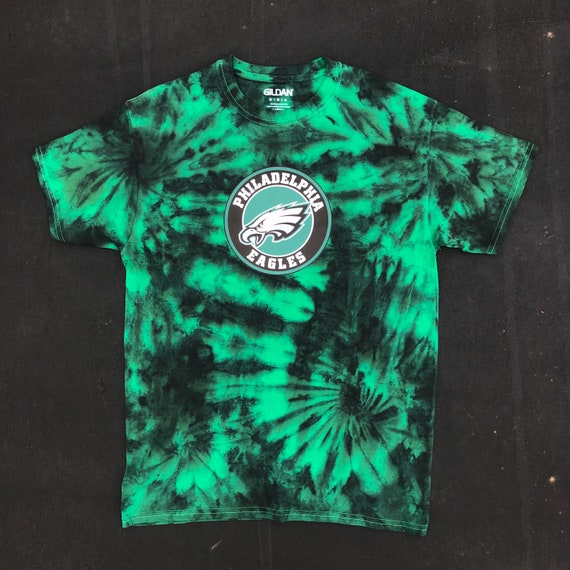 philadelphia eagles tie dye shirt