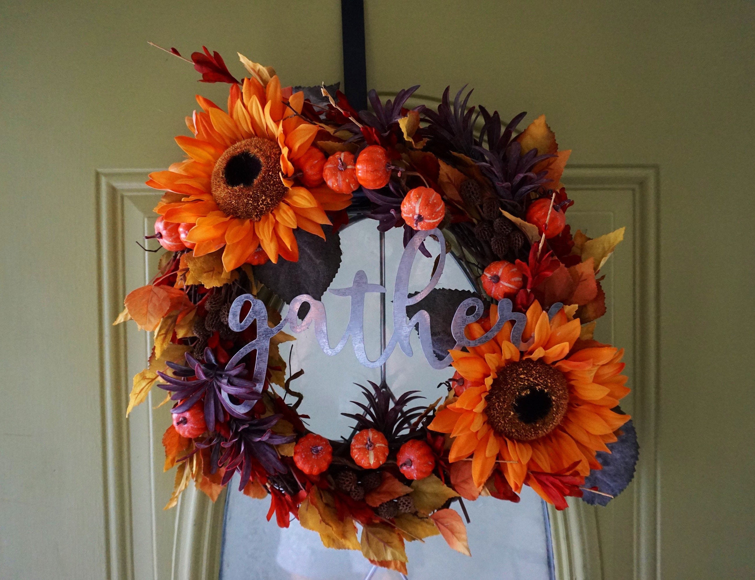 Fall Wreath gather Etsy