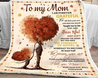 personalized photo blankets for mom