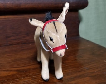 steiff donkey on wheels value