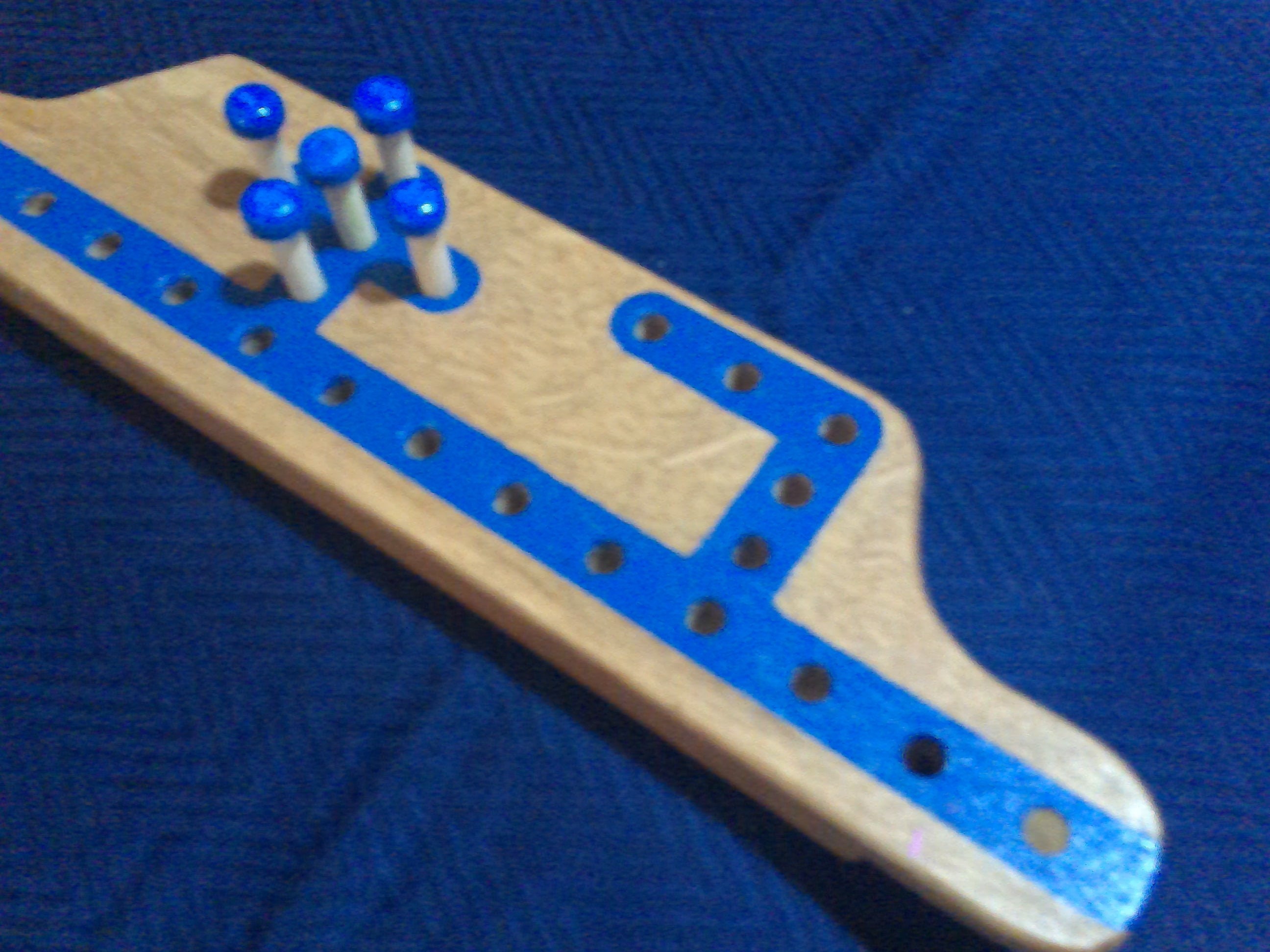 Joker and Peg Oak Game Set Handmade Etsy