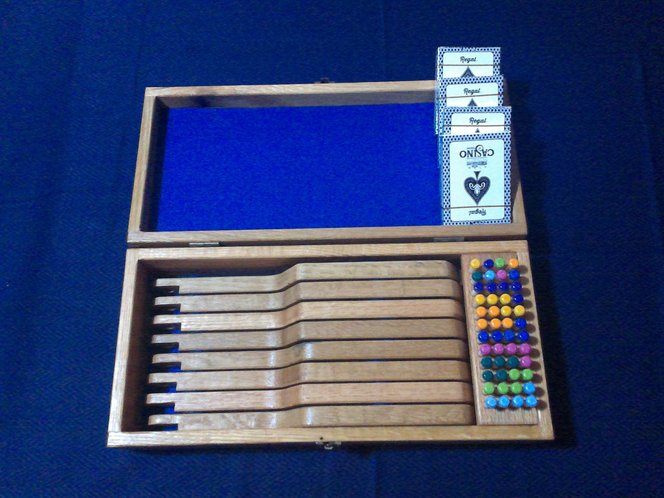 Joker and Peg Oak Game Set Handmade Etsy