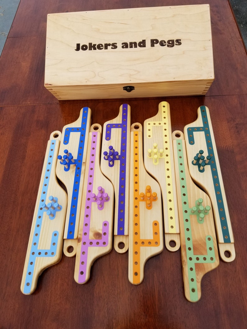 Jokers and Pegs Board Game Etsy