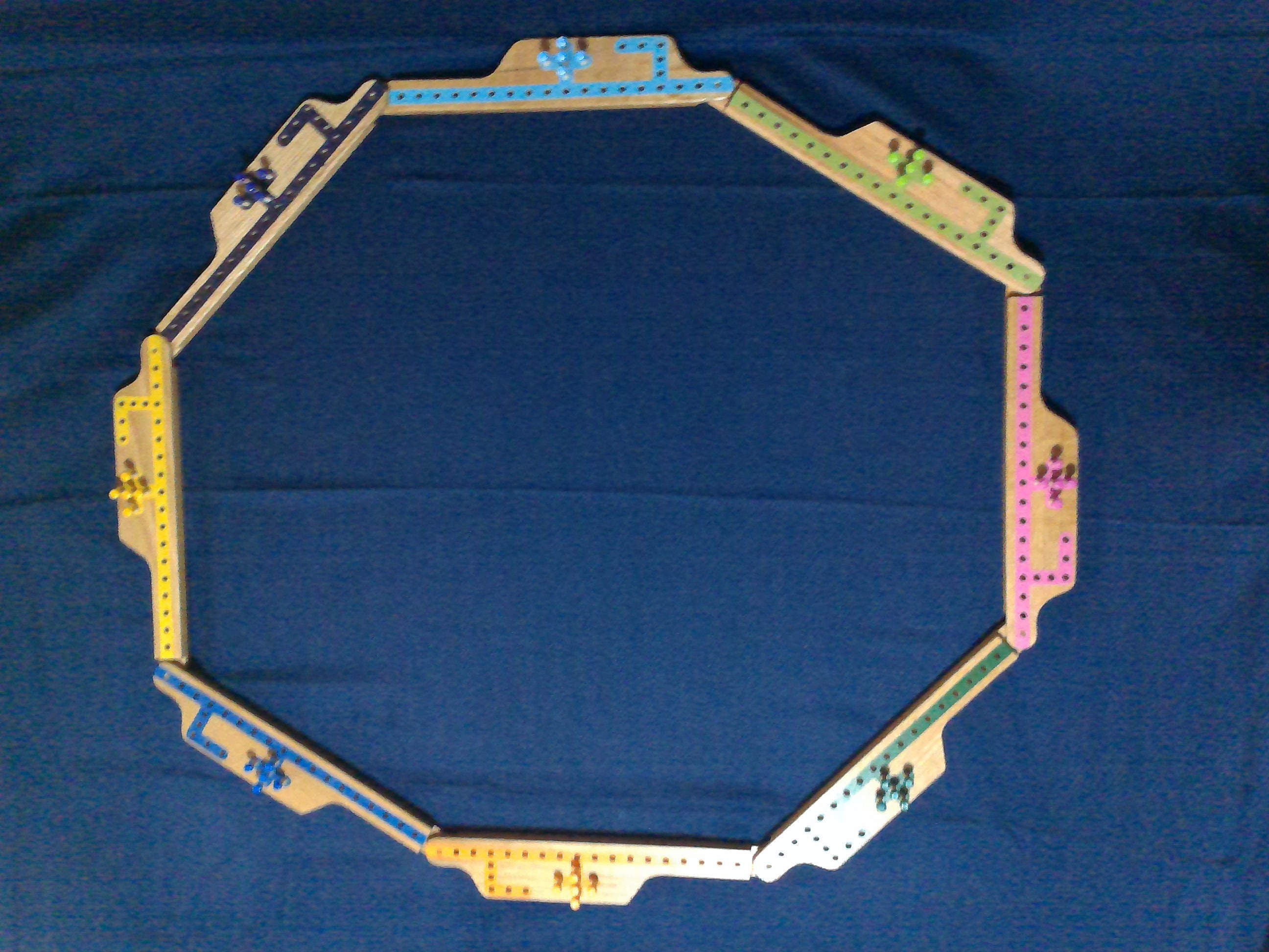 Joker and Peg Oak Game Set Handmade Etsy