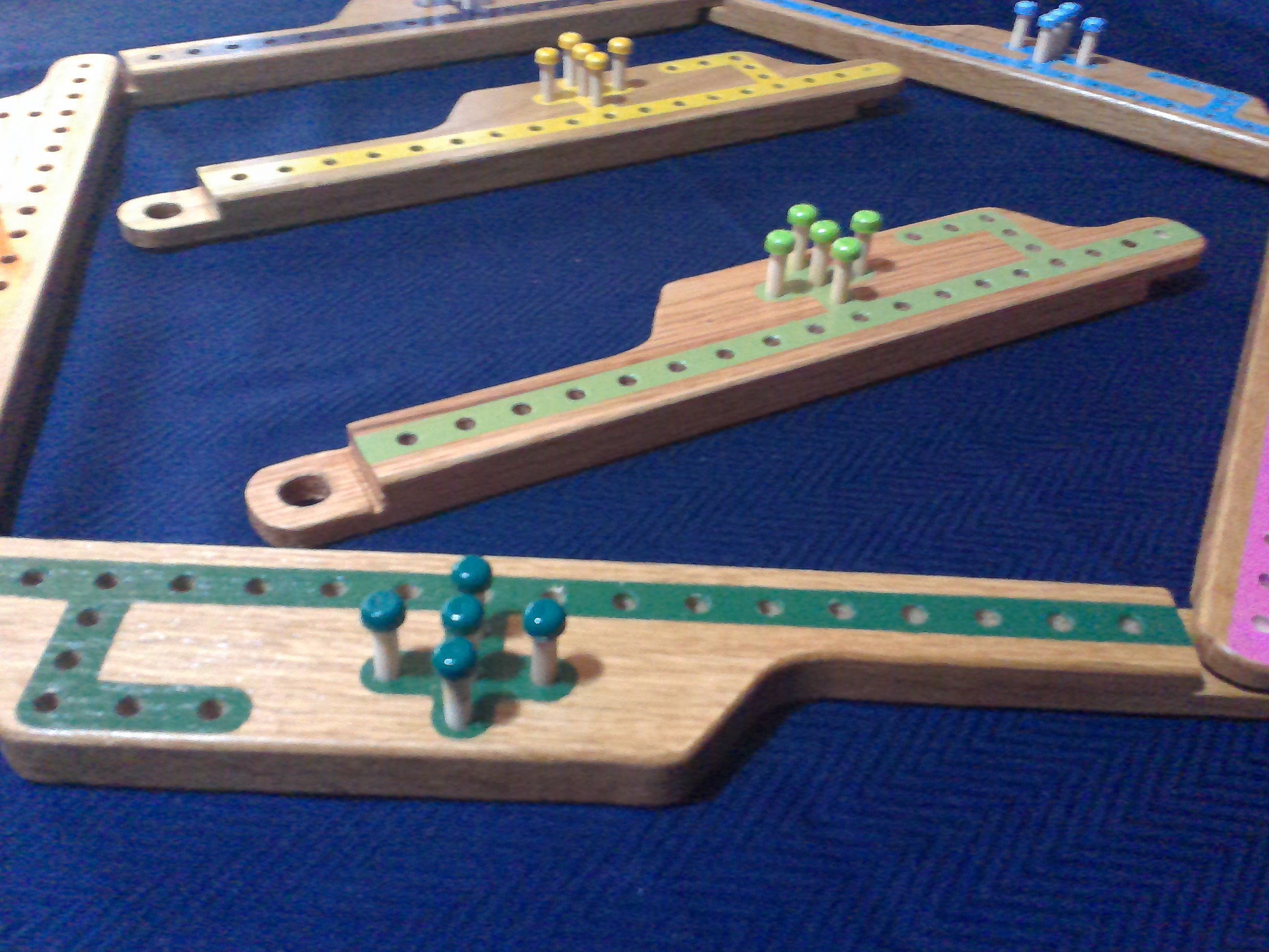 Joker and Peg Oak Game Set Handmade Etsy