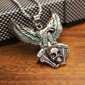 Large Harley Davidson Necklace - Etsy