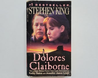 ドロレス・クレイボーン（スティーブン・キング著、1993年）ペーパーバック版、映画化作品、キャシー・ベイツ、ジェニファー・ジェイソン・リー主演、映画化