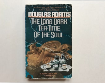 The Long Dark Tea Time of The Soul by Douglas Adams 1988 - Pocket Books / Paperback / Science Fiction / Cosmic