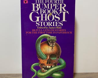 ジェームズ・ヘイル編『The Fourth Bumper Book of Ghost Stories』1980年ペーパーバック | Pan Books版 | ヴィンテージホラー短編小説集