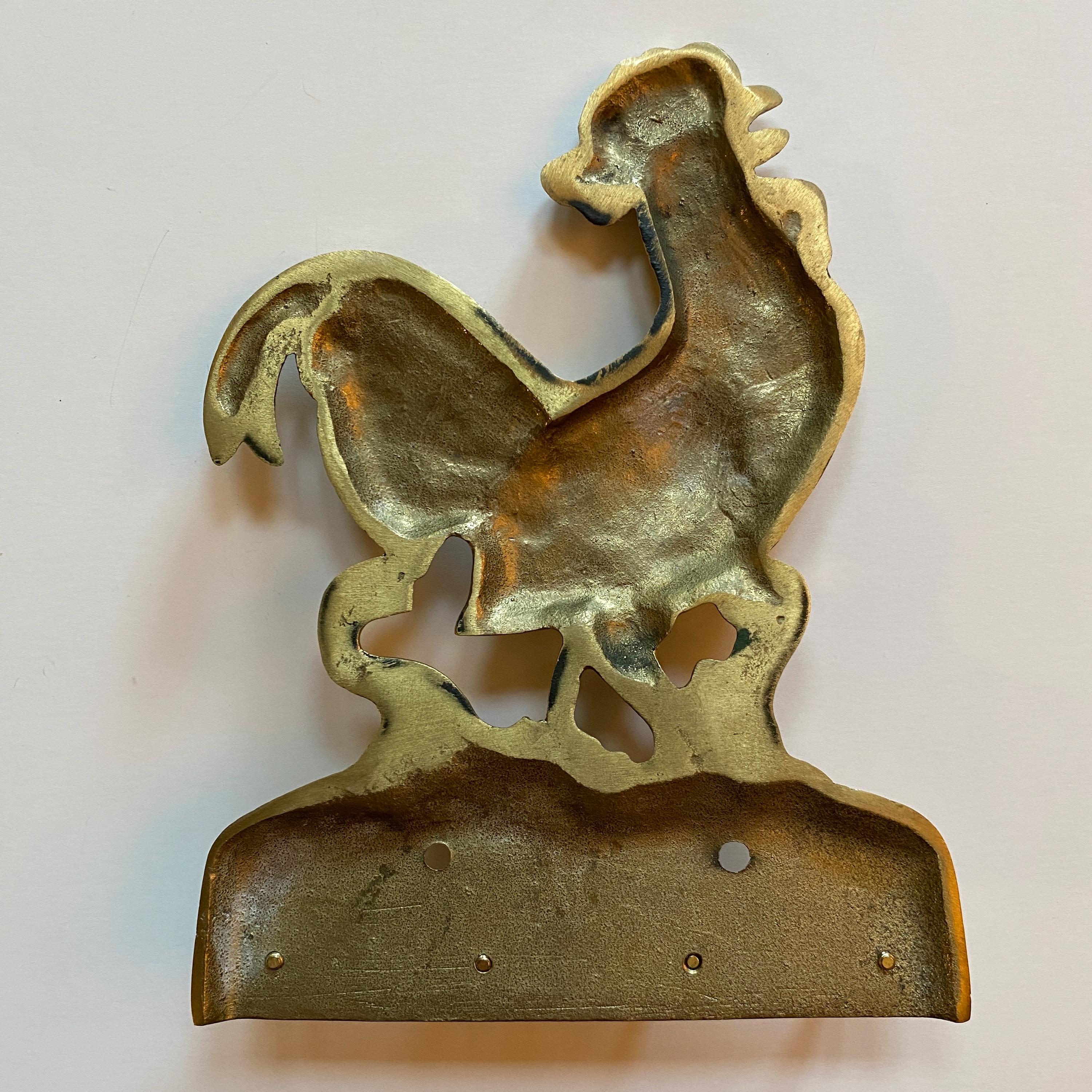 Roaster Key Rack Brass Rooster Key Holder Hanger Hooks Vintage Farm & Home Decor - Etsy