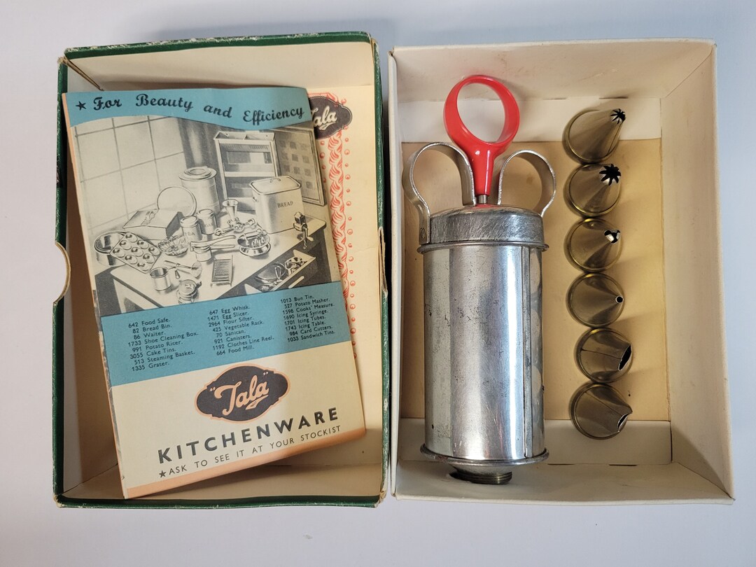 Vintage Tala Icing Set Made in England Cake Baking Frosting Etsy