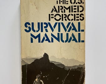 The US Armed Forces Survival Manual 1980 Softcover, New York Times Book Co.