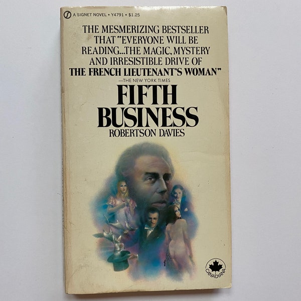 Fifth Business by Robertson Davies 1971 Paperback Book First Printing Depford Trilogy Canadian Gothic Fiction