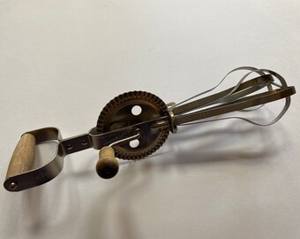 ヴィンテージ　手動ハンドミキサー 昔ながらの手動ハンドミキサー（泡立てとベーキング用）｜高品質