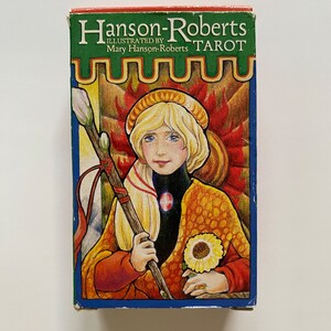 Jeu complet de cartes de tarot Hanson Roberts fabriquées en Italie, système de jeu américain vintage complet Inc