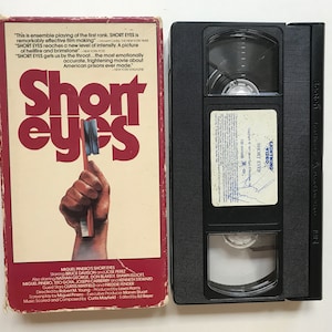 Short Eyes VHS 1985 Video Cassette Tape Prison Drama Film 80s RARE