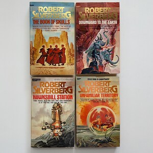 Robert Silverberg 1970s Paperback Lot of 4 Berkley Medallion Books