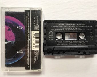 Kitaro the Light of the Spirit 1987 Vintage Cassette Tape Tested