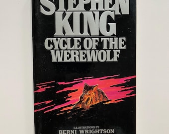Cycle of the Werewolf by Stephen King 1985 Softcover Illustrated 1st Signet Printing Classic Horror