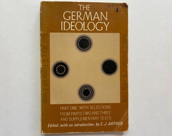 The German Ideology by Karl Marx and Frederich Engels 1970 Paperback Book New World Paperbacks First Edition