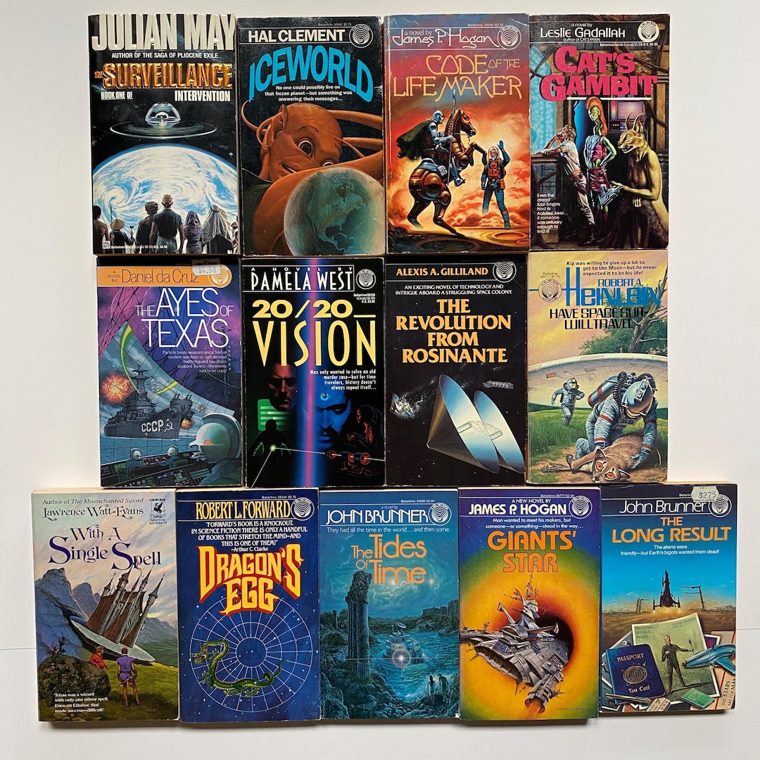 Del Rey Sci-fi Book Collection Lot – 13 Vintage 1980s–1990s Paperbacks ...