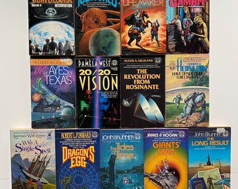 Del Rey Sci-Fi Book Collection Lot – 13 Vintage 1980s–1990s Paperbacks, Science Fiction