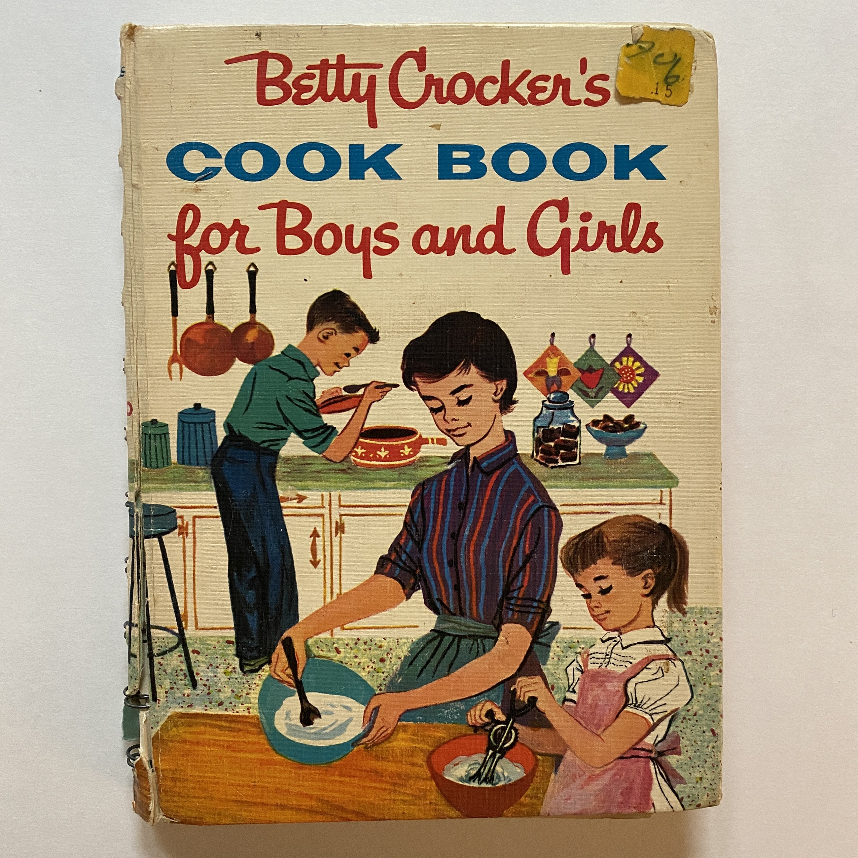 ベティ・クロッカーの男の子と女の子のための料理本 1957年 ハード