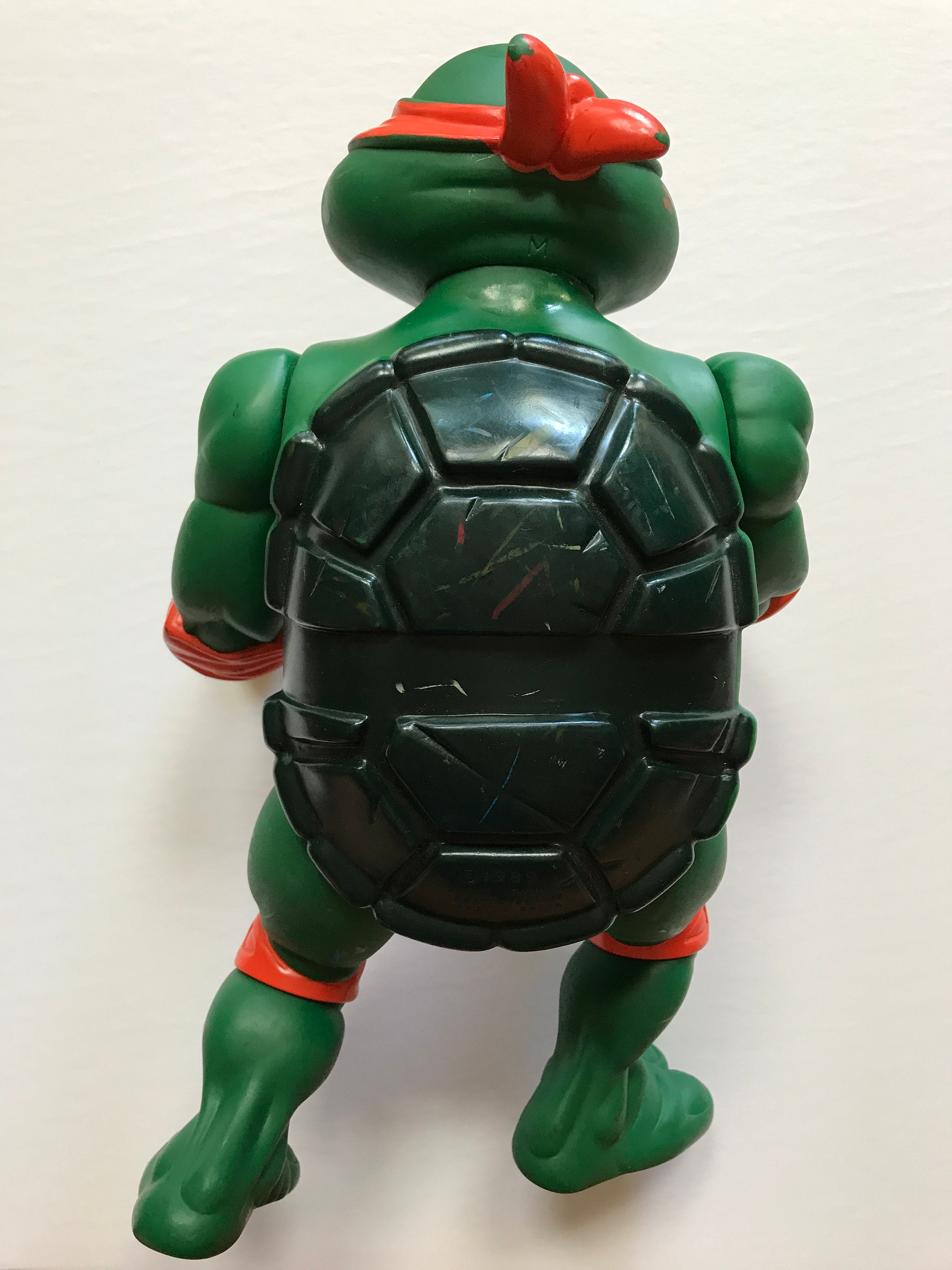 VINTAGE 1988 TEENAGE Mutant Ninja Turtles TMNT LEONARDO Hard Head